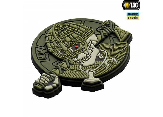 Нашивка M-Tac Undead Viking 3D PVC Olive Фото 2